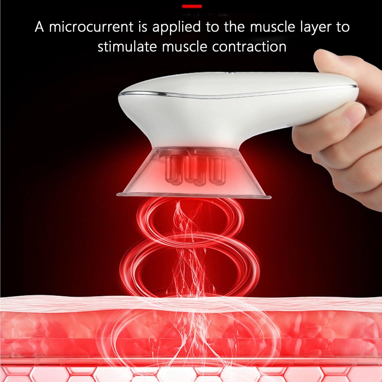 LWPFSD 3-in-1 Body Sculpting Machine with Heat & Red Light, Rechargeable Cellulite Massager Tool for Belly, Arms, Legs & Thighs, Body Sculptor with Lymphatic Drainage Massage for Daily Body Care