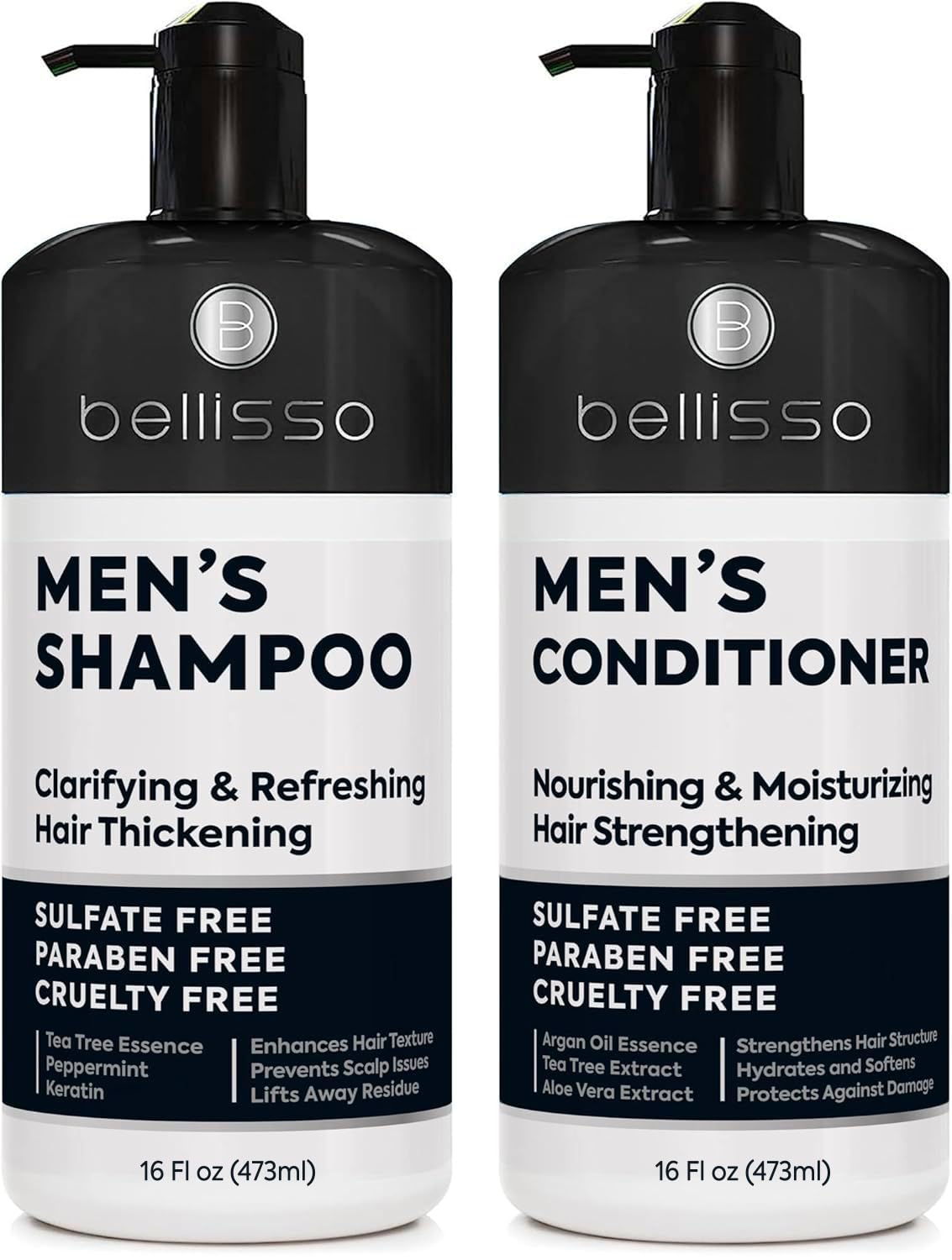 Onion Shampoo and Conditioner Set - Rosemary & Biotin Thickening Formula for Thinning Hair | Hydrating & Sulfate-Free