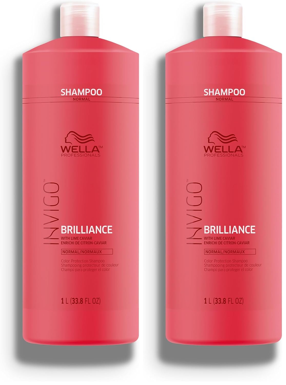 Wella Professionals Invigo Brilliance Shampoo - Color Care for Fine/Normal Hair | Daily Cleanser with Lime Caviar