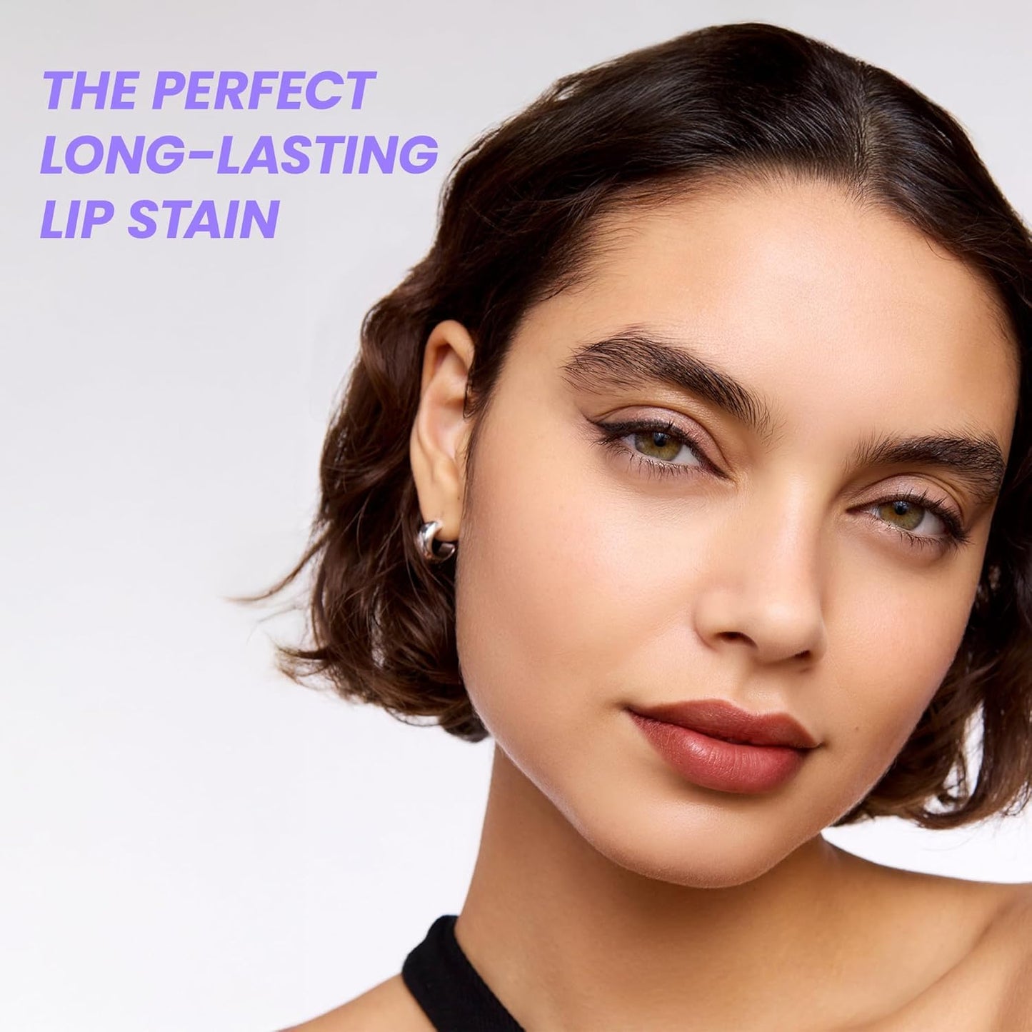 Wonder Blading Lip Stain - Long Lasting Waterproof Brown Tint | Matte Finish Peel Off Makeup (Demure Masque)
