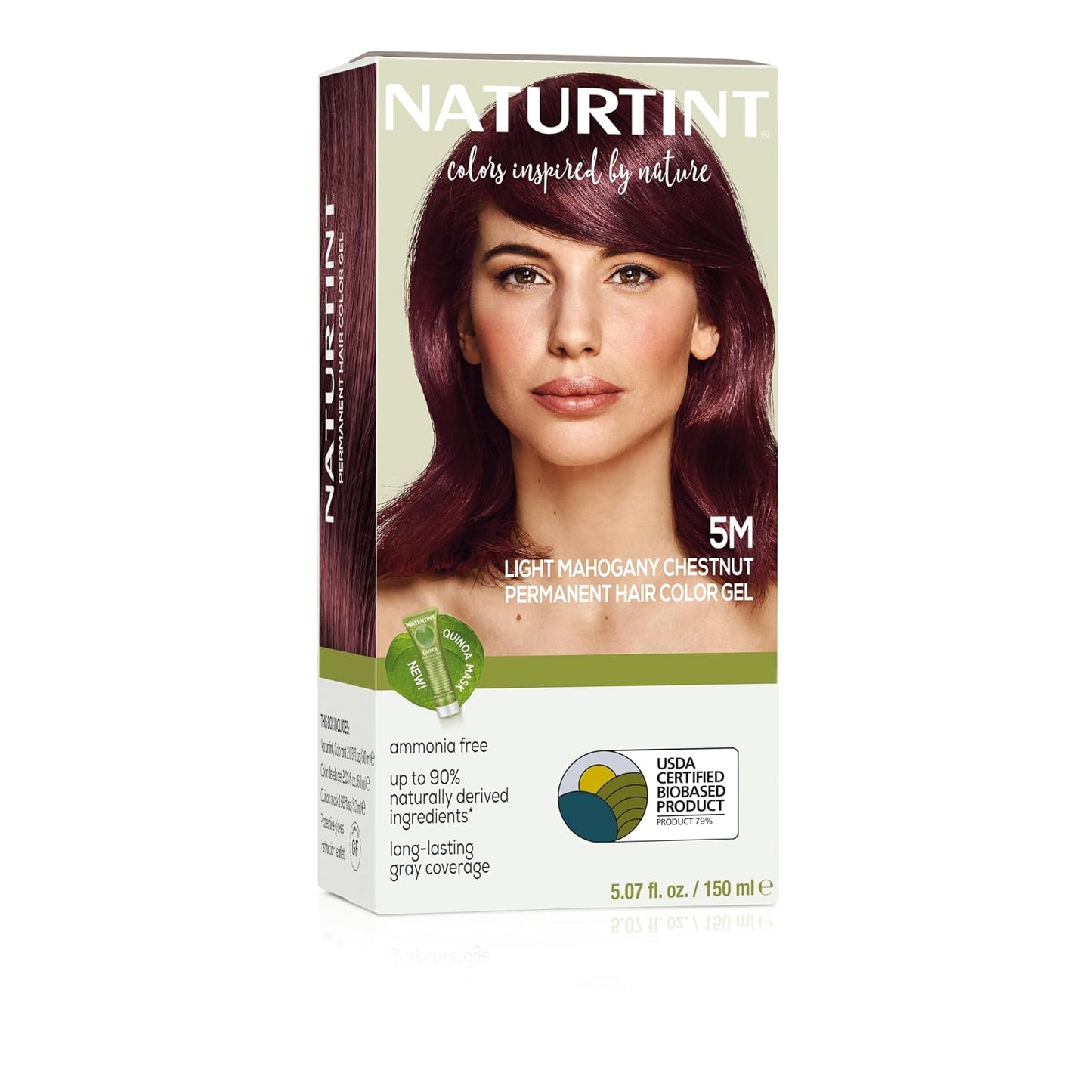 Naturtint 7N Hazelnut Blonde Permanent Hair Color | Ammonia-Free, Vegan, 100% Gray Coverage, Long-Lasting Results