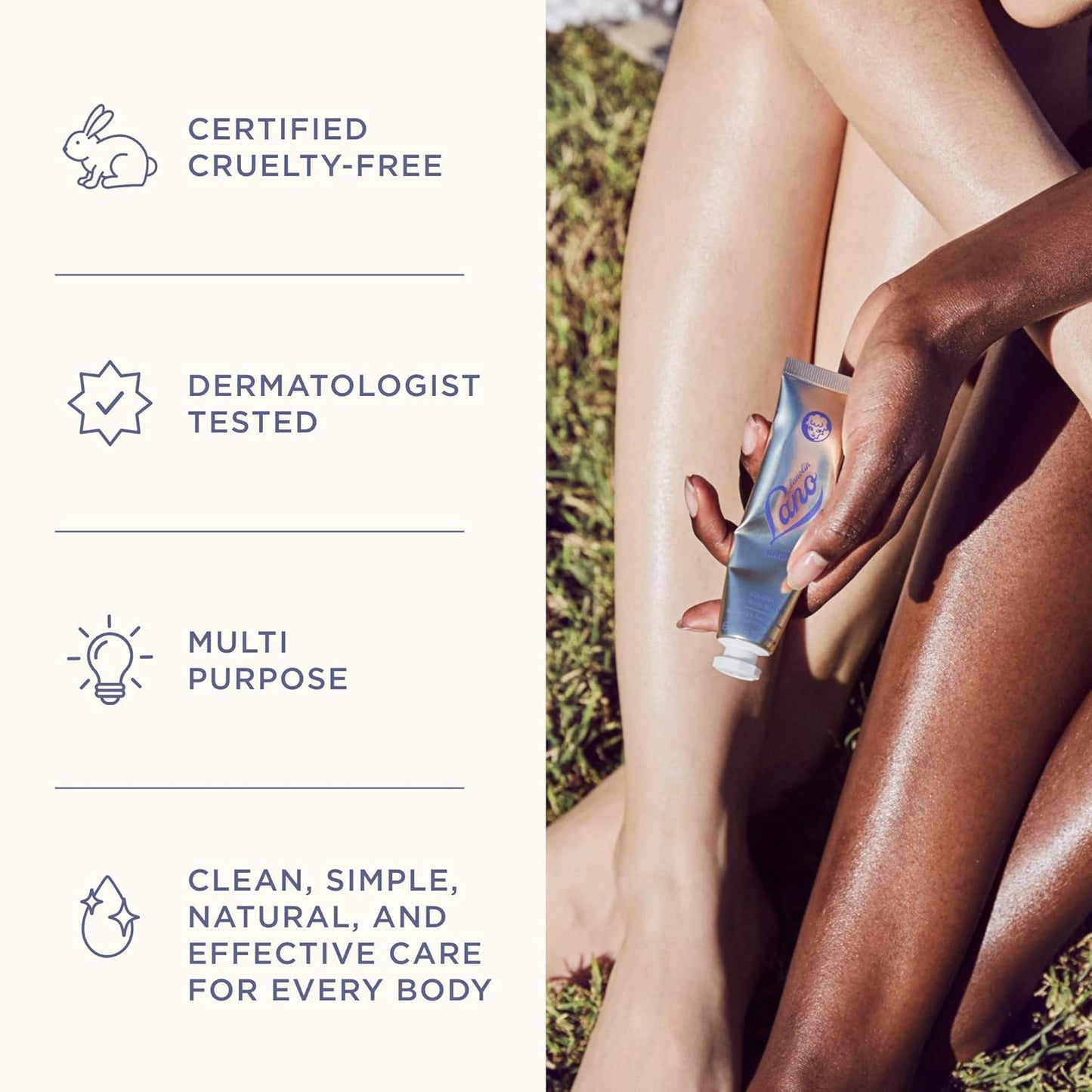 Lanolips Golden Dry Skin Salve - Healing Ointment with Vitamin E & Manuka Honey | 25g Moisturizer for Dry Skin