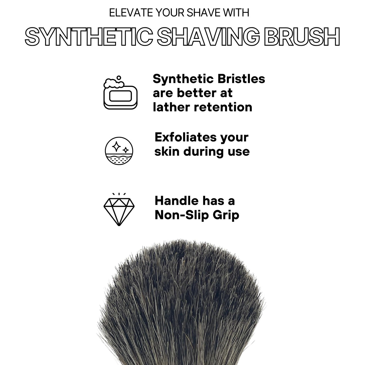 GENTS Men’s Traditional Wet Shaving Kit - 3 Piece Stainless Steel Set with Steel Bowl, Natural Shave Soap & Synthetic Brush - Perfect Grooming Gift