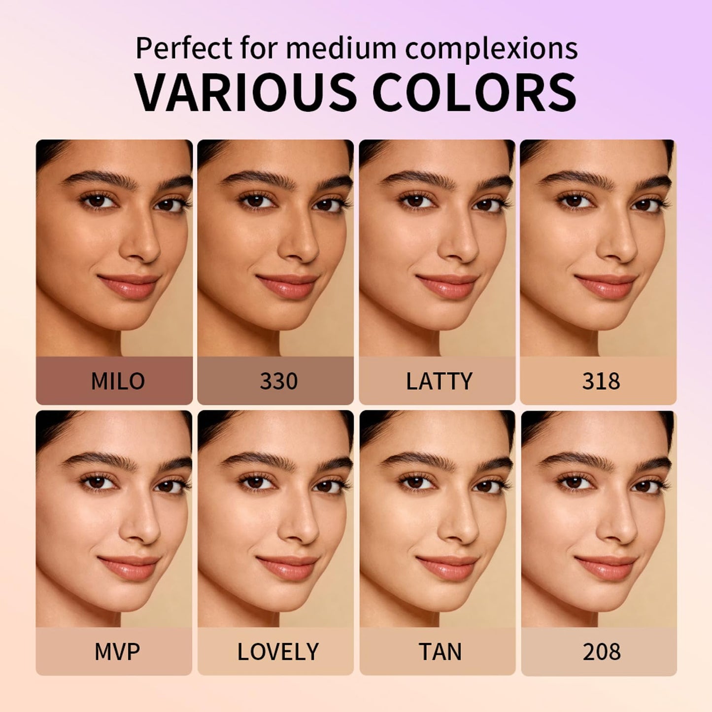 8 Colors Cream Concealer Palette, Soft Matte Full Coverage Contour Palette, Natural Matte Long Lasting Foundation Palette, Waterproof Blendable Face Make Up Pallete