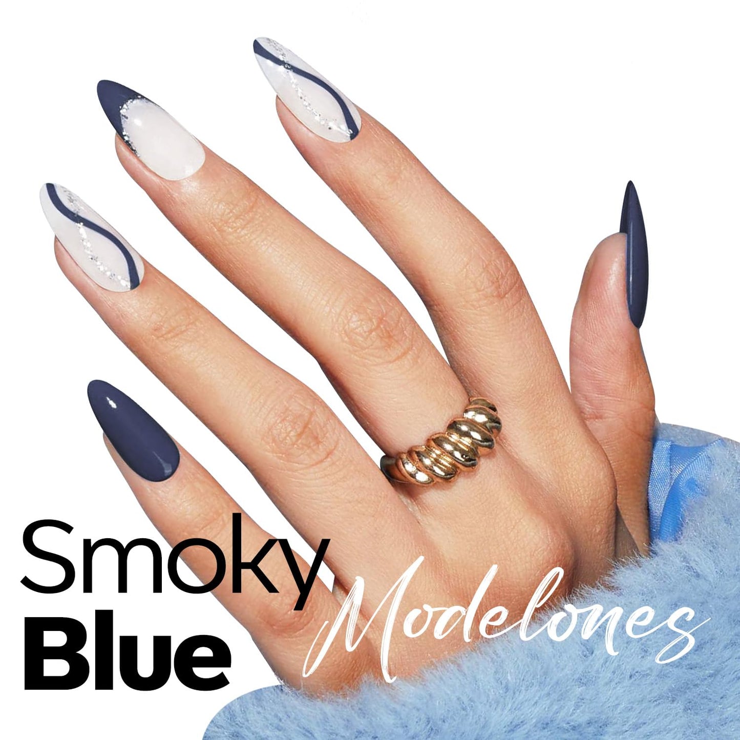 Blue Gel Nail Polish - Navy Dark Blue Soak Off for DIY Nail Art | 15ML