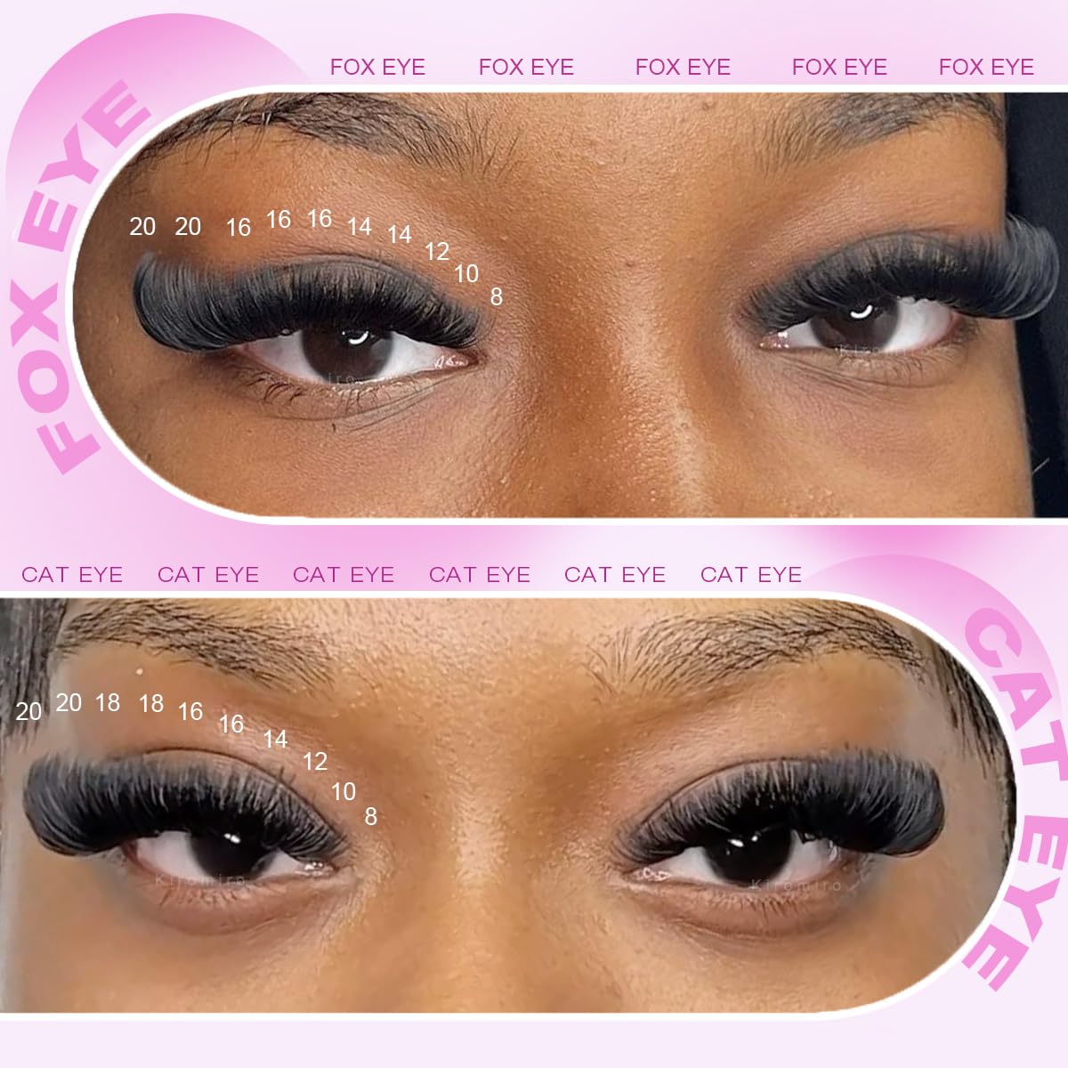 Fluffy Lash Clusters - Volume 8-20mm DIY Individual Lash Extensions | 216pcs 3D D Curl Eyelashes, Soft Thin Band for Full Look