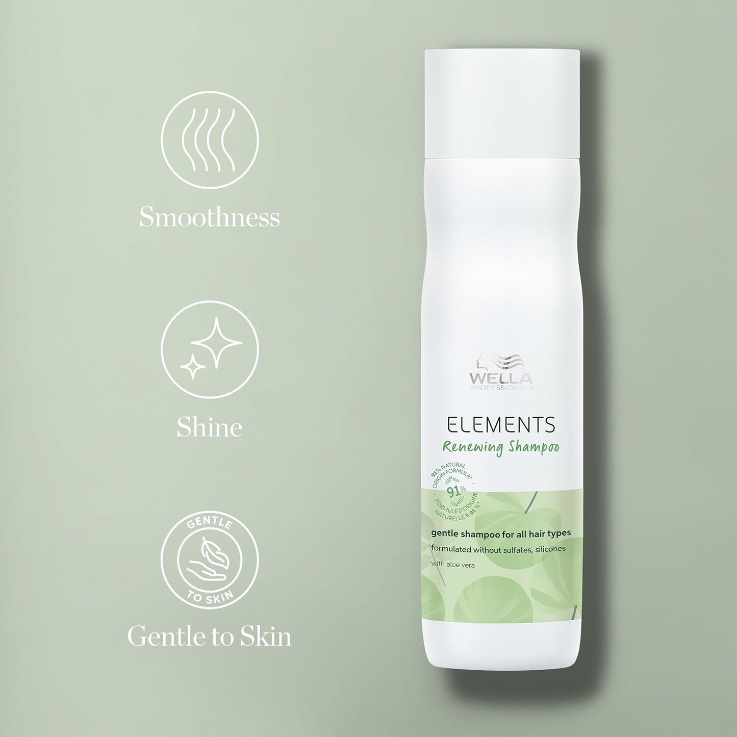 Wella Professionals Renewing Shampoo - Gentle Sulfate & Silicone Free | For All Hair Types
