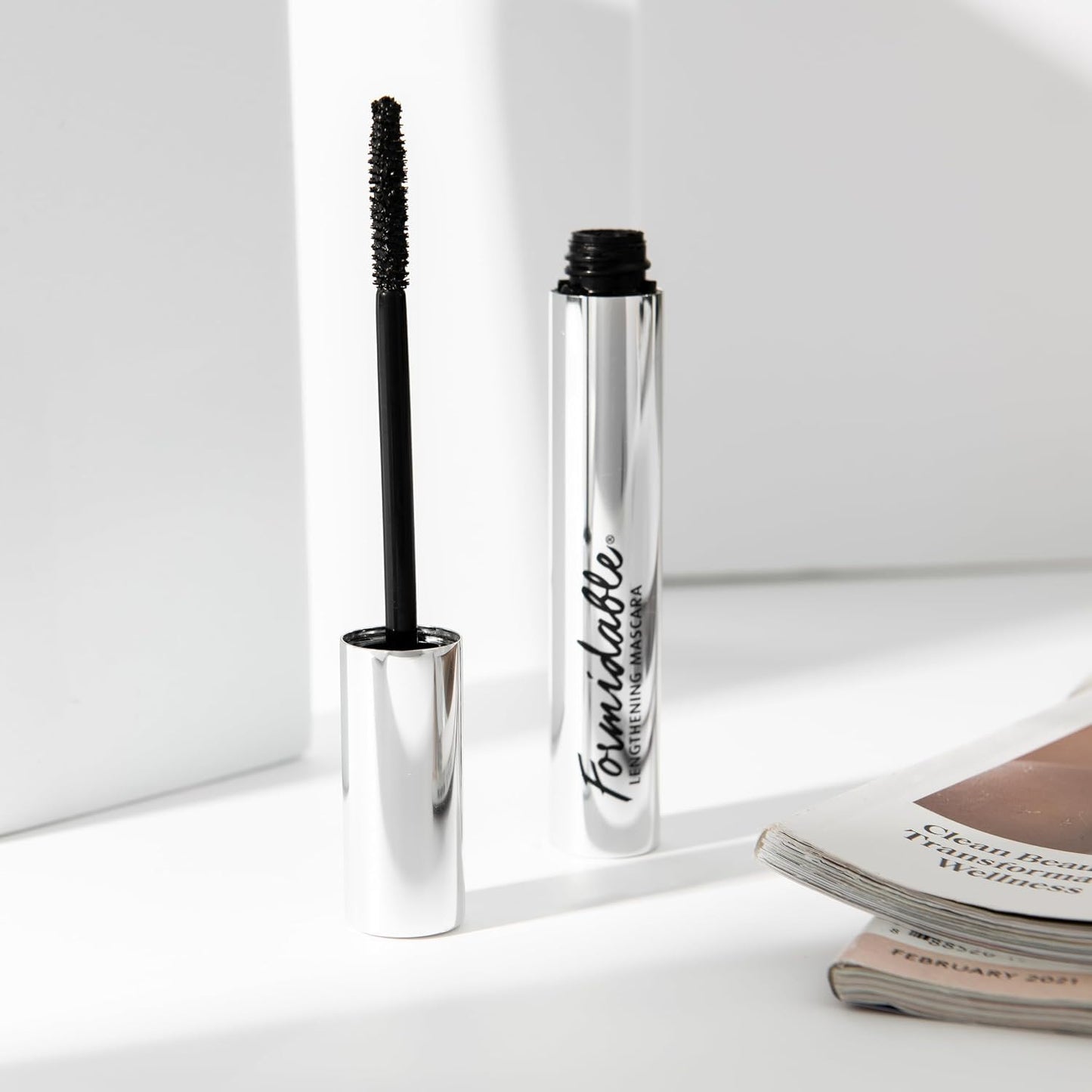 Lune+Aster Lengthening Mascara - Longwear Formula Lifts & Lengthens Up to 17 Hours | Black