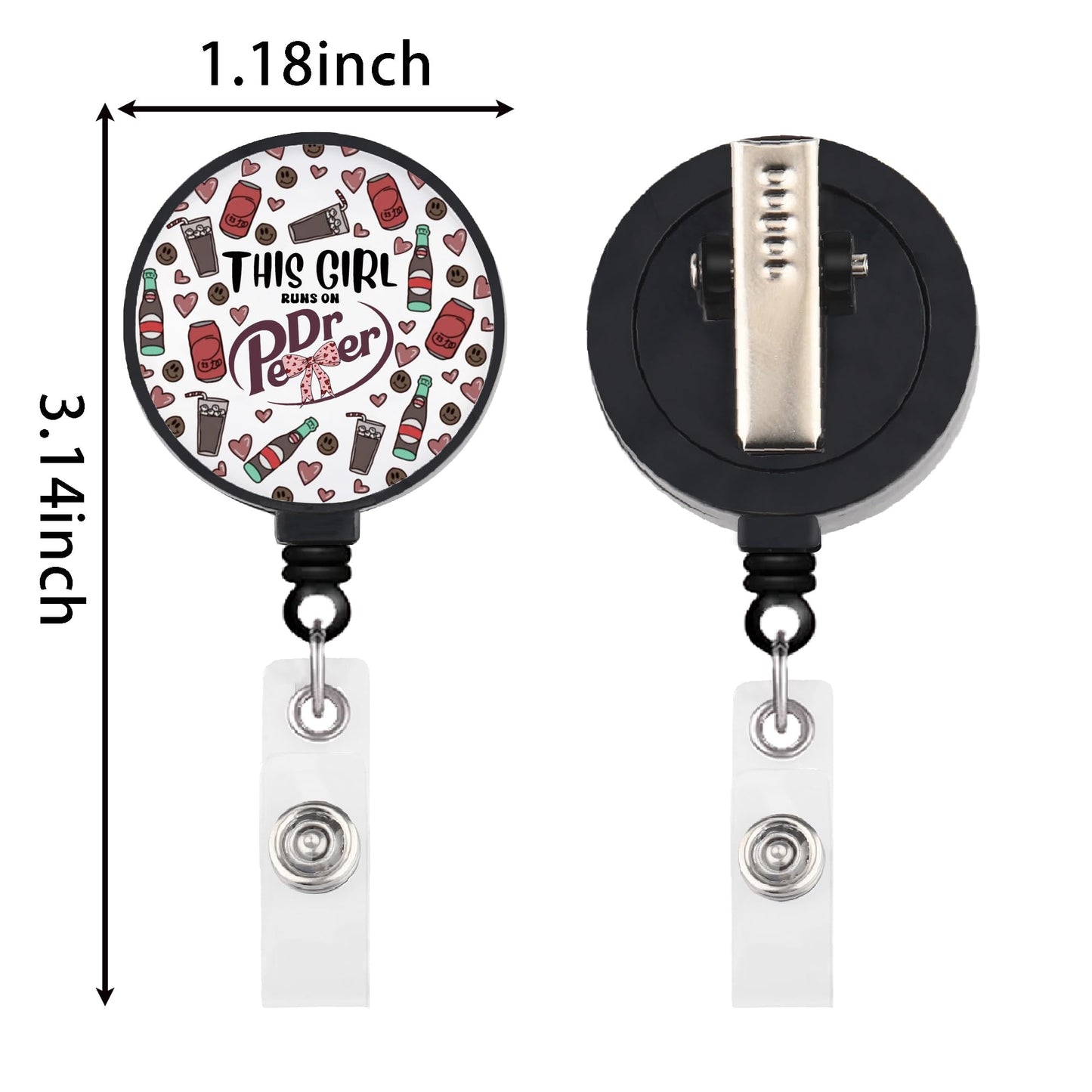 Lywjyb Birdgot Soda Drinking Badge Reel Carbonated Drinks Gift Drinking Lover Merch Soda Addict Gift (D Pepp Badge)
