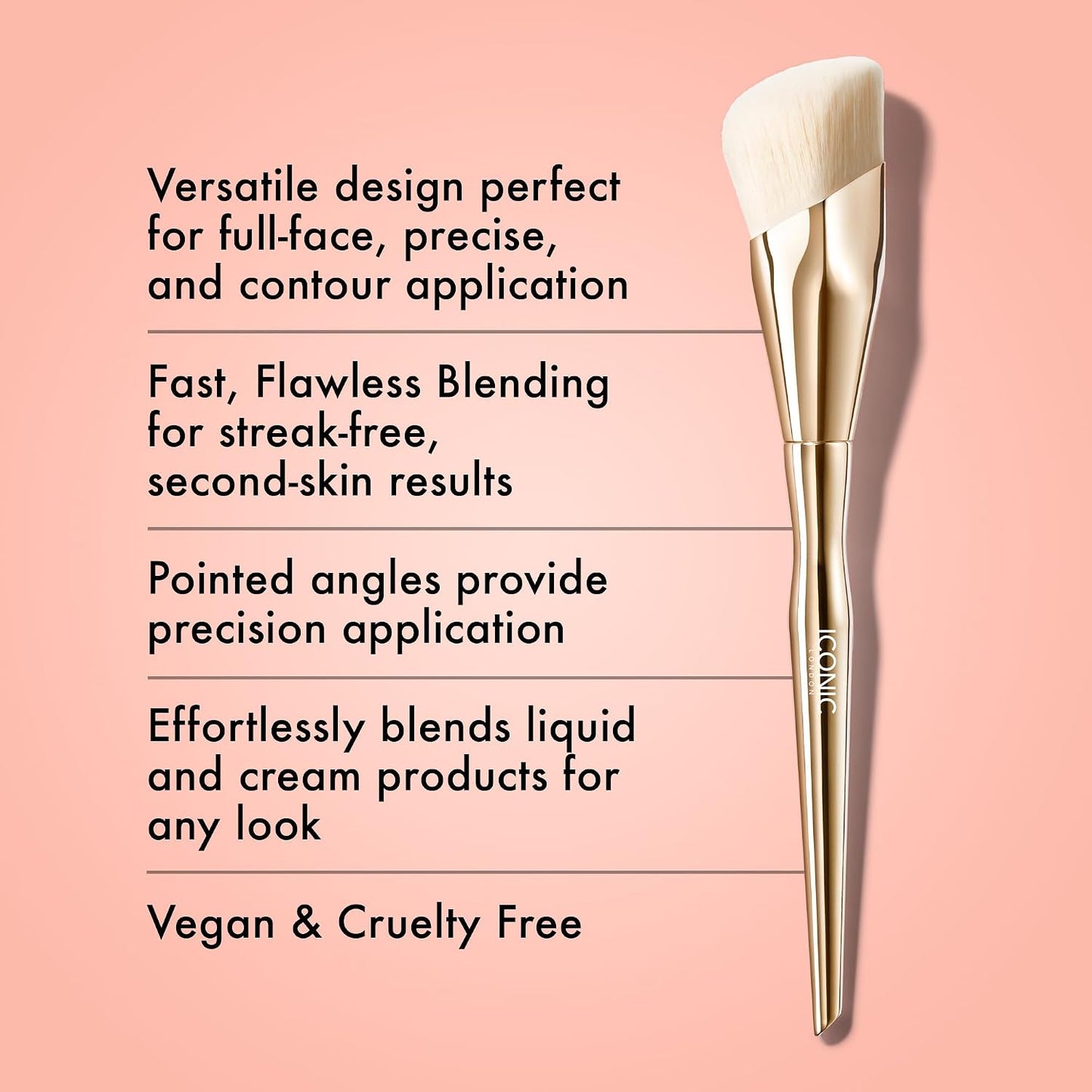 Complexion Brush - Flawless Finish & Seamless Blending for Liquid & Cream Makeup