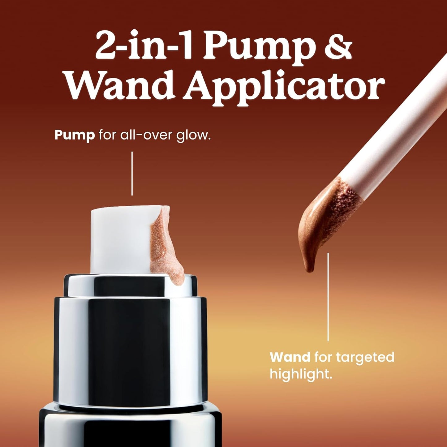 Liquid Glow Highlighter & Illuminator - 30ml Long-Lasting Dewy Finish for Luminous Aura Glow