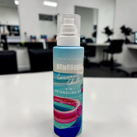 Pearlessence Bombshell Coconut Chill 4 in 1 Detangling Mist, 8 fl oz