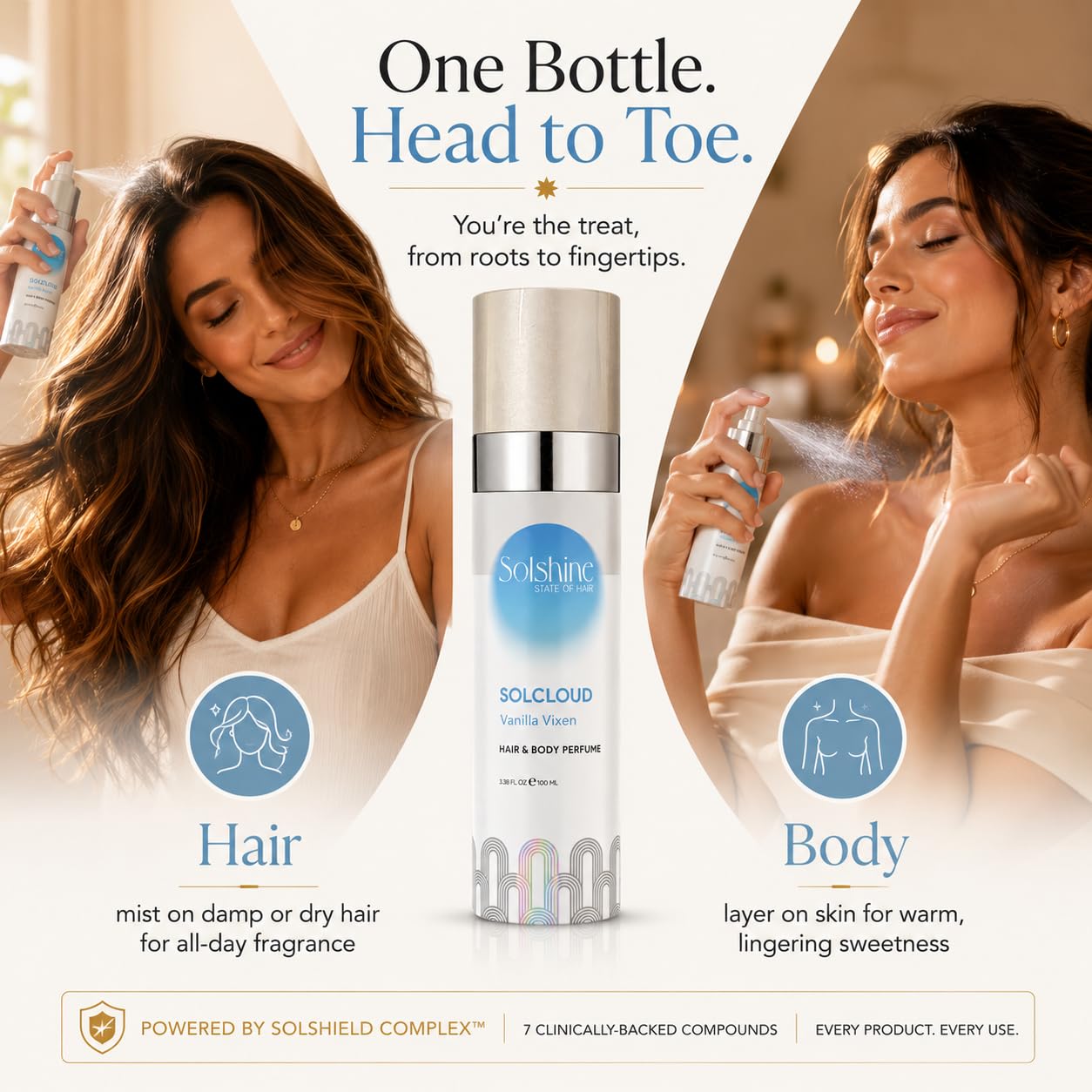Solcloud Vanilla Vixen Hair & Body Perfume