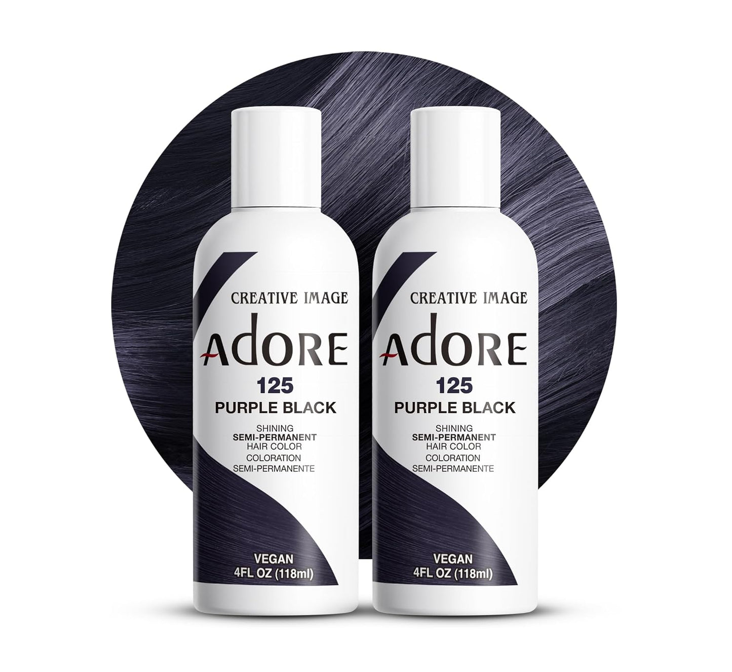 Adore Semi Permanent Hair Color - Mystic Grey | Vegan, Ammonia-Free Hair Dye | 4 Fl Oz