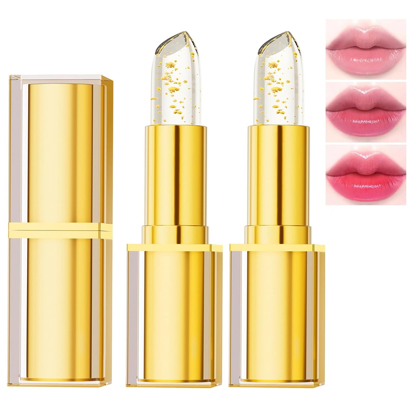Color Changing Lipstick - PH Adjusting Hydrating Formula | Long Lasting Moisturizing Lip Gloss for Women