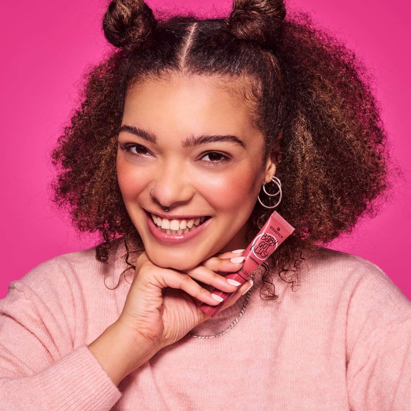 essence | Baby Got Blush Liquid Blush | Lightweight, Buildable, Radiant with Sponge Applicator | Vegan & Cruelty Free (10 | Pinkalicious)