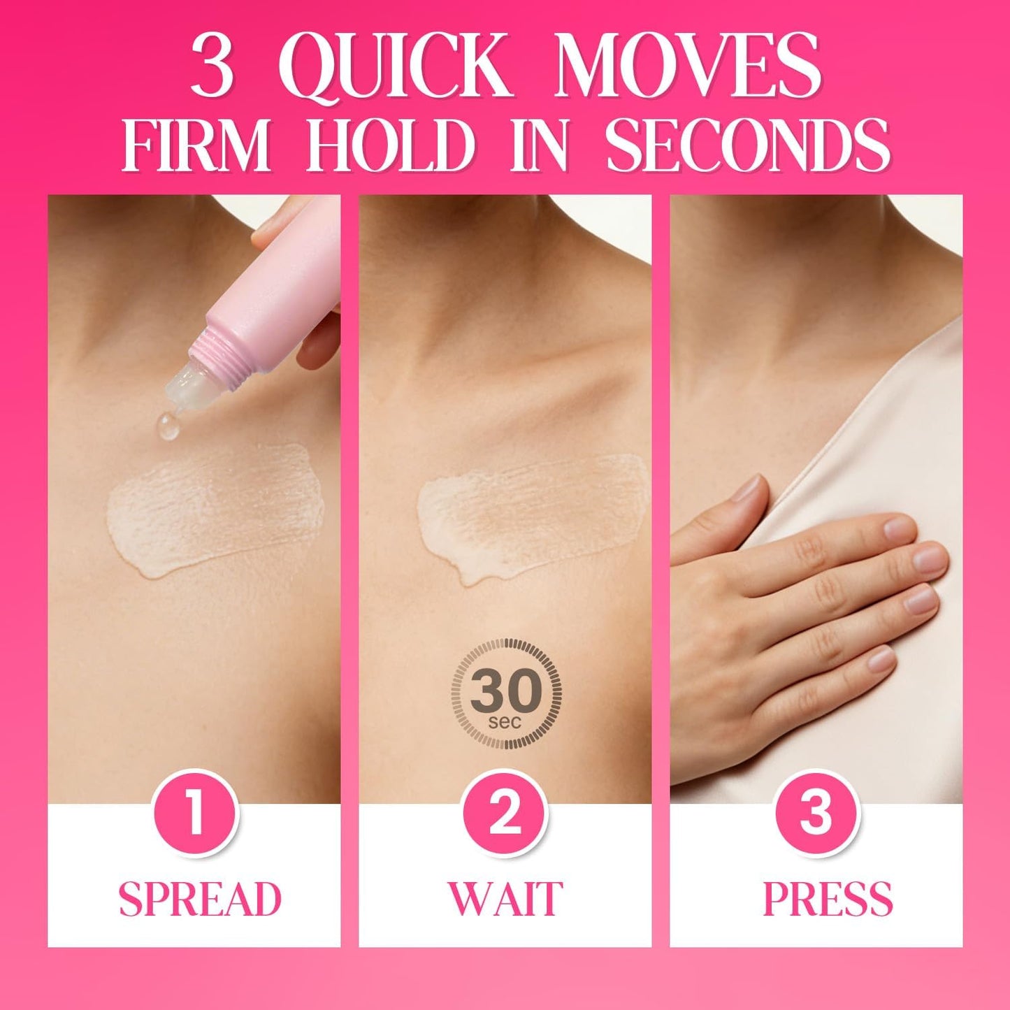 Body Adhesive for Clothes - Sweat-Proof Liquid Skin Glue for Strapless Dresses & Low-Cut Styles | 20ml