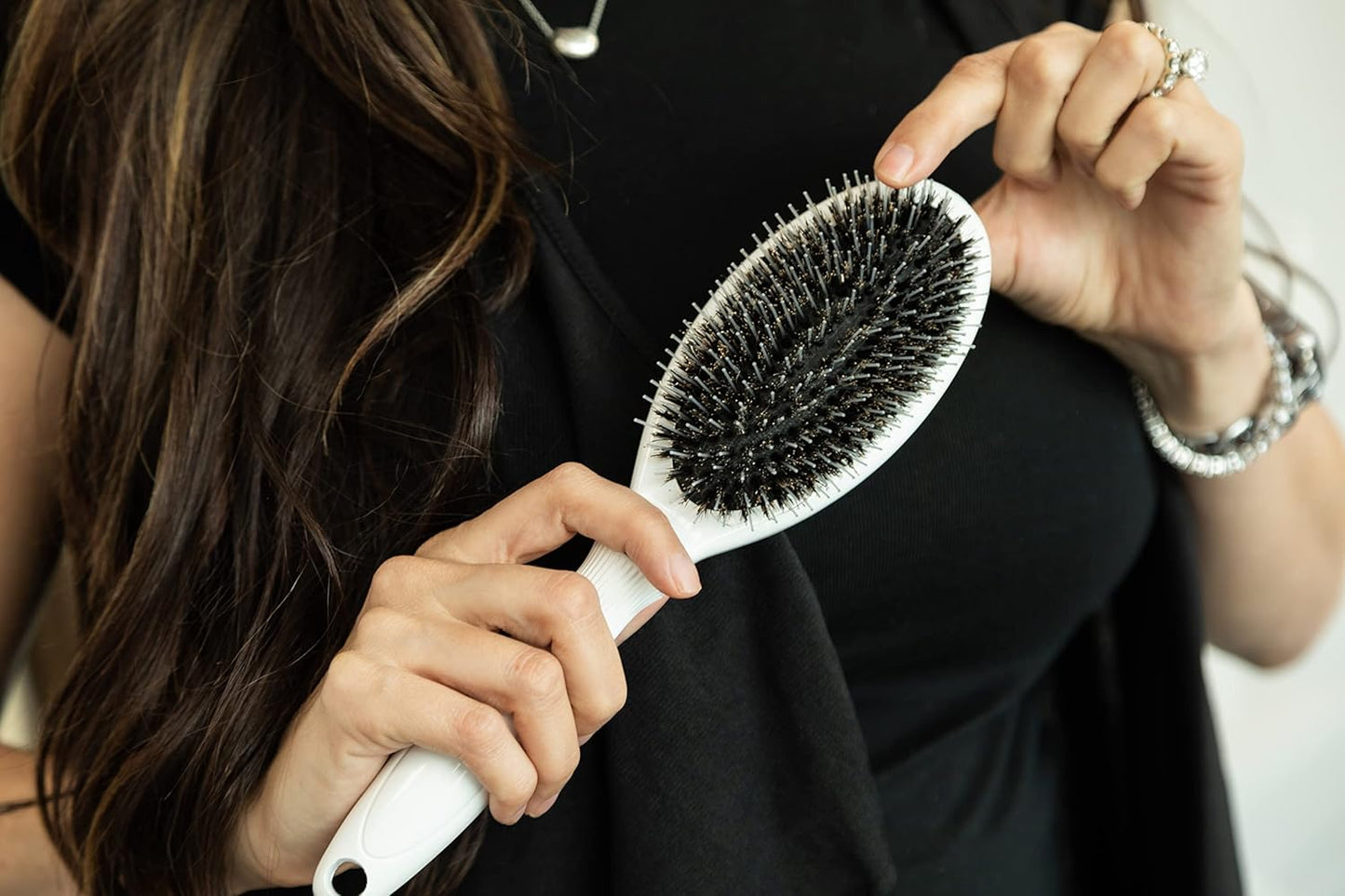 Detangling Hair Brush - Durable Beauty Tool for All Hair Extensions | Wigs, Clip-Ins, Tape-Ins, & More