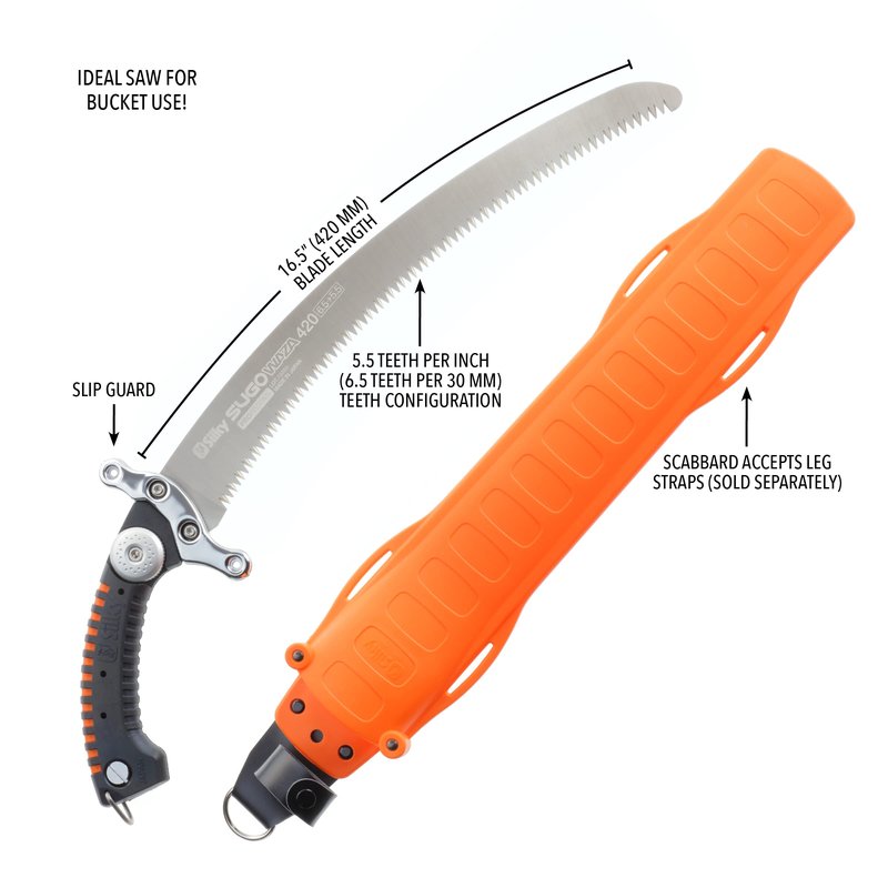 Silky Professional SUGOWAZA Saw for Linemen 420mm XL Teeth (419-42)
