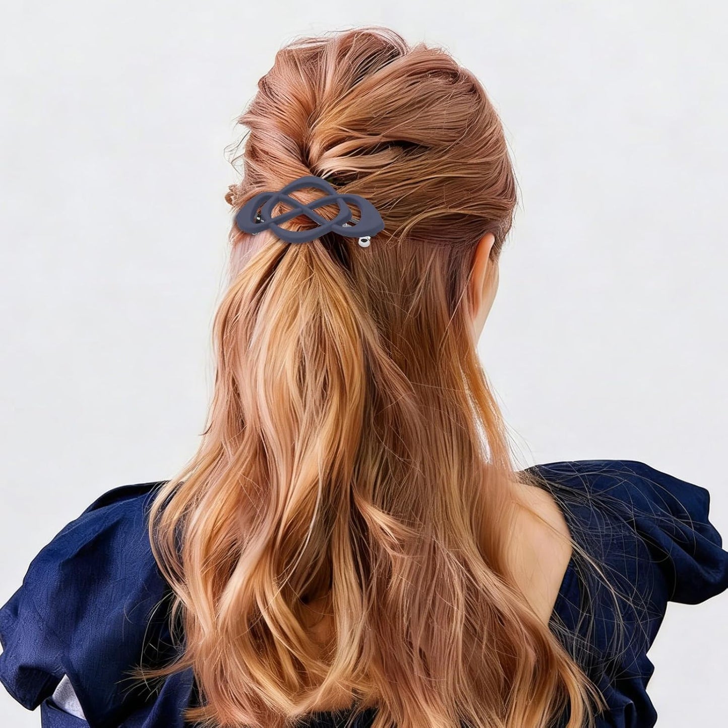 Hollow Spring Hair Clips - Vintage 5 Pack Barrette Set for Women & Girls | Durable Metal Styling Clamps for Thick & Thin Hair