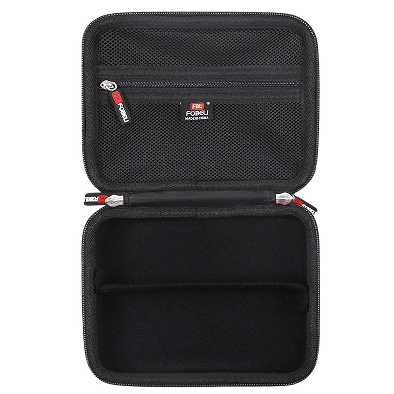 FBLFOBELI Hard Storage Case for Ufree/for Hatteker/for Brightup FK-8788T/ for Wahl 9916-817V Electric Razor Foil Shavers, Hair Beard Trimmer Grooming Shaving Kit Holder (PU Black)