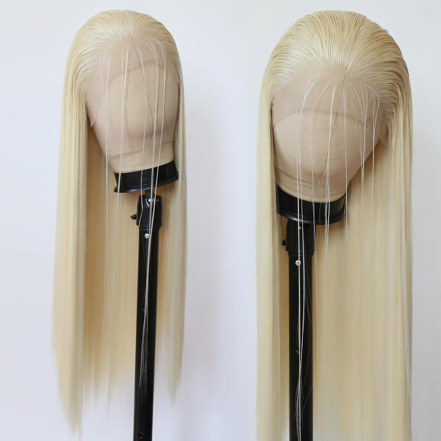 99J Burgundy Lace Front Wig - Long Straight Synthetic Hair, Pre-Plucked Natural Hairline for Black Women | Heat Resistant Fiber, Daily Wear