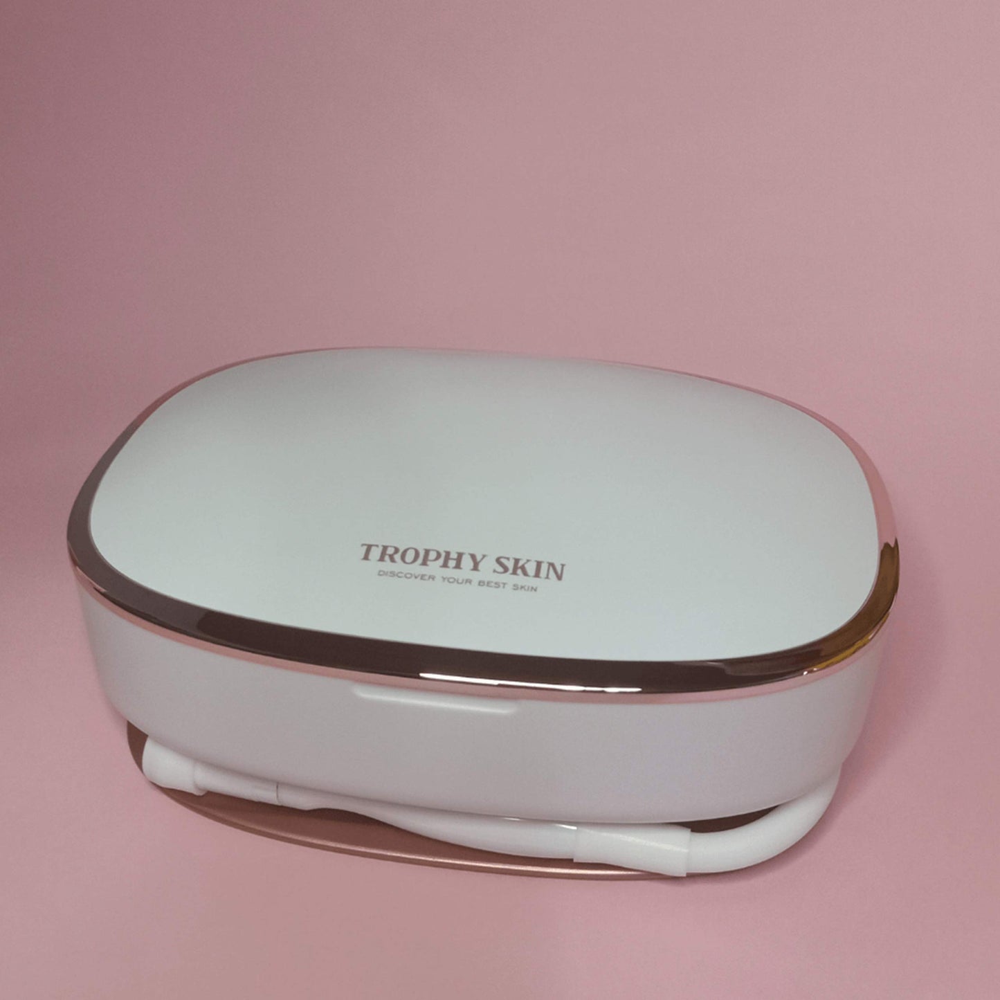 Trophy Skin UltradermMD - Home Spa Microdermabrasion Machine - Deep Exfoliation - White