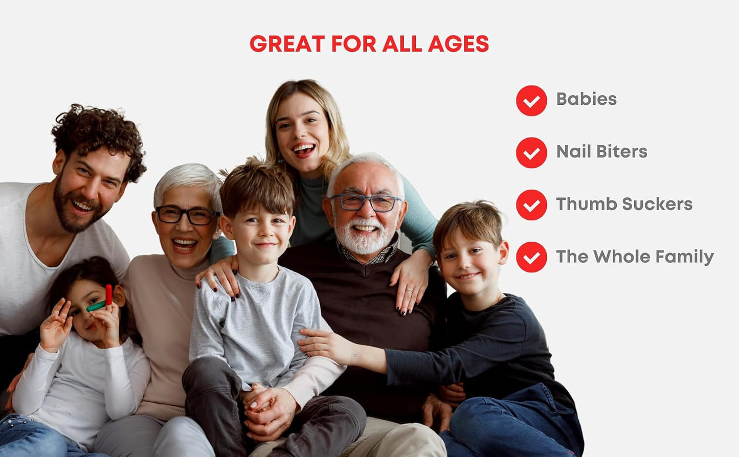 Natural Nail Biting & Thumb Sucking Solution - 100% Kid Safe Bitter Deterrent | Gentle on Skin & Nails | 21-Day Results