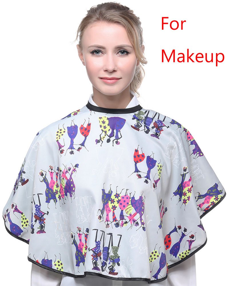 Makeup Artist Shortie Comb-Out Cape, Beauty Salon Styling Cape
