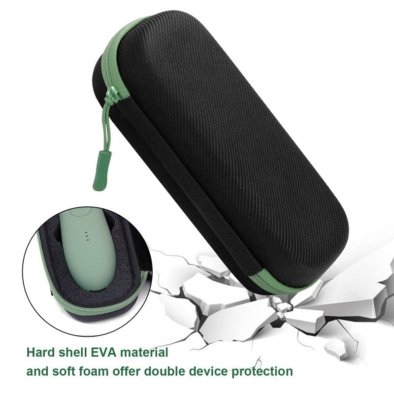 Case for Meridian Trimmer, Hard Carrying Case for MANSPOT Groin Hair Trimmer Without Recharge Dock, Meridian Shaver Storage Travel Bag MANSPOT Trimmer Holder with Shockproof Detachable Insert Foam