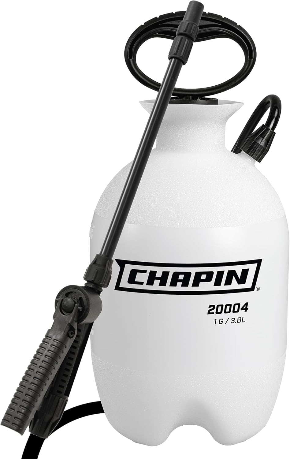 Chapin 20004 Pump Sprayer - 1-Gallon Translucent Tank with Adjustable Nozzle & Long Reach Hose for Fertilizers & Pesticides