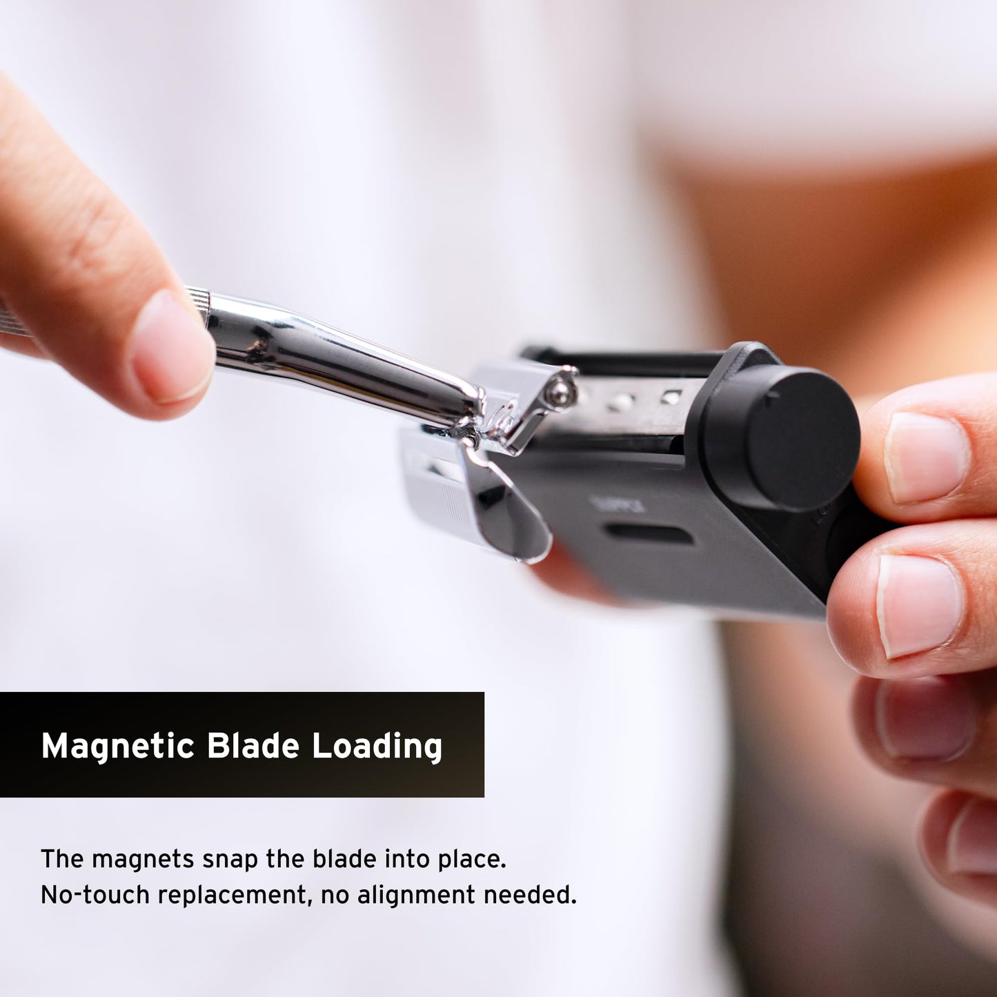 SUPPLY Single Edge Max Blade Refills for Men – Includes 8 Black Label Steel Replacement Blades – Crafted in Japan