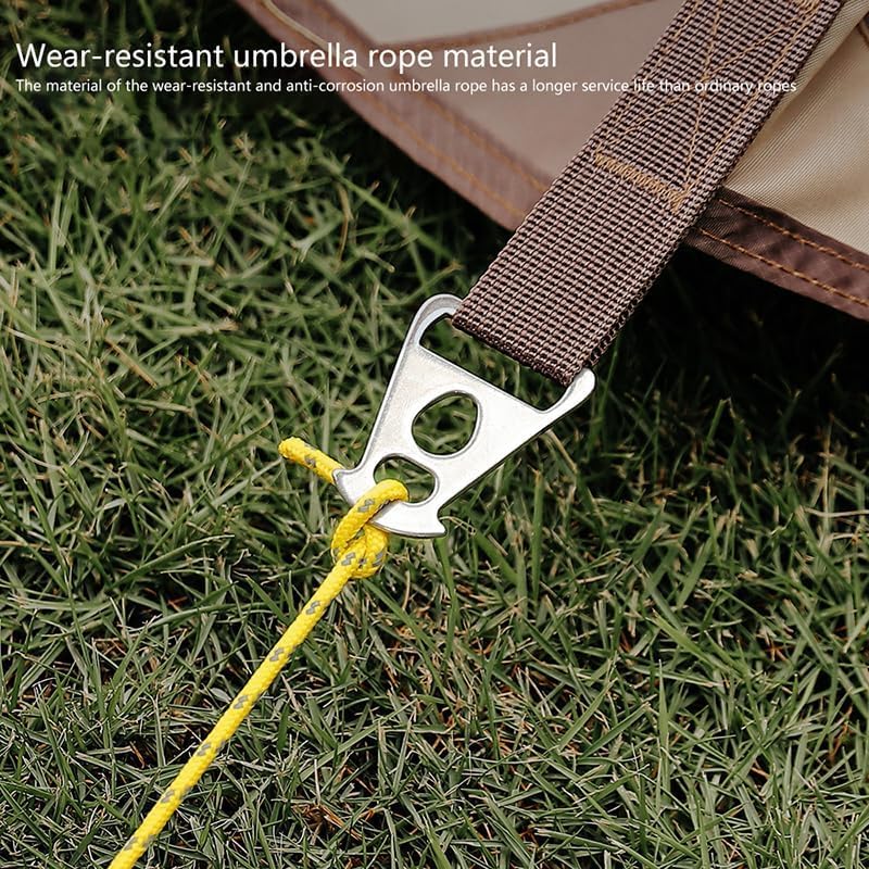 Luminous High Reflective Tent Rope - Durable 4mm Multi-Function Camping Ropes | 4Pcs Set