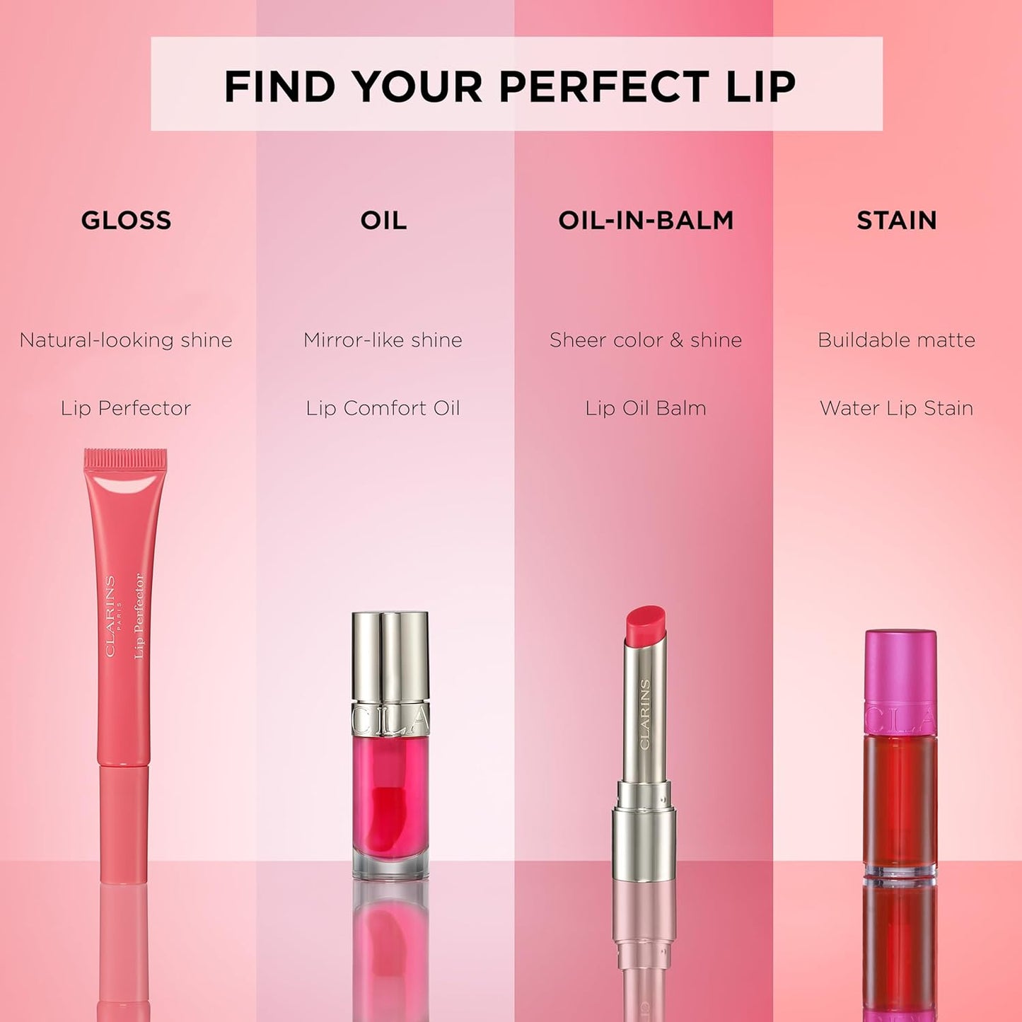 Clarins Water Lip Stain - Buildable Matte Finish, Kiss Proof & Lightweight | 0.2 Fl Oz