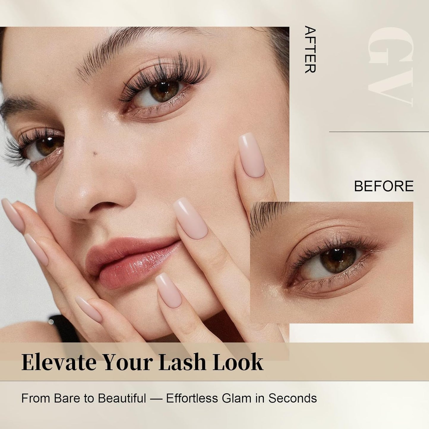 Lash Clusters Kit - Wispy D Curl Eyelash Extensions | 0.03mm, 8-18mm, DIY Individual Clusters with Bond & Seal