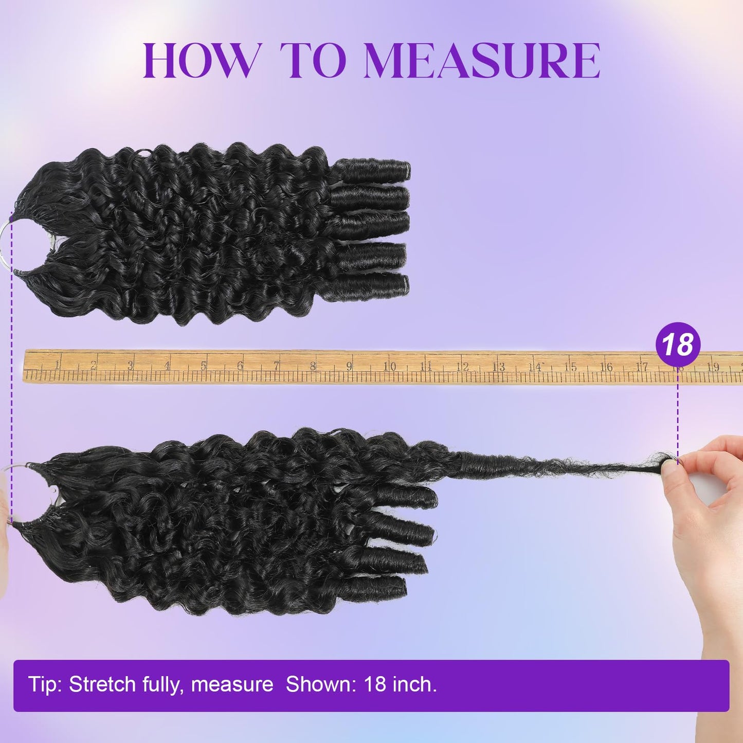 Feather Crochet Human Hair Burmese Curly Crochet Hair for Black Women Knotless Pre-Separated Lightweight Miracle Knots Crochet Human Hair 100% Real Human Hair Bundles Soft Reusable 16inch 120g