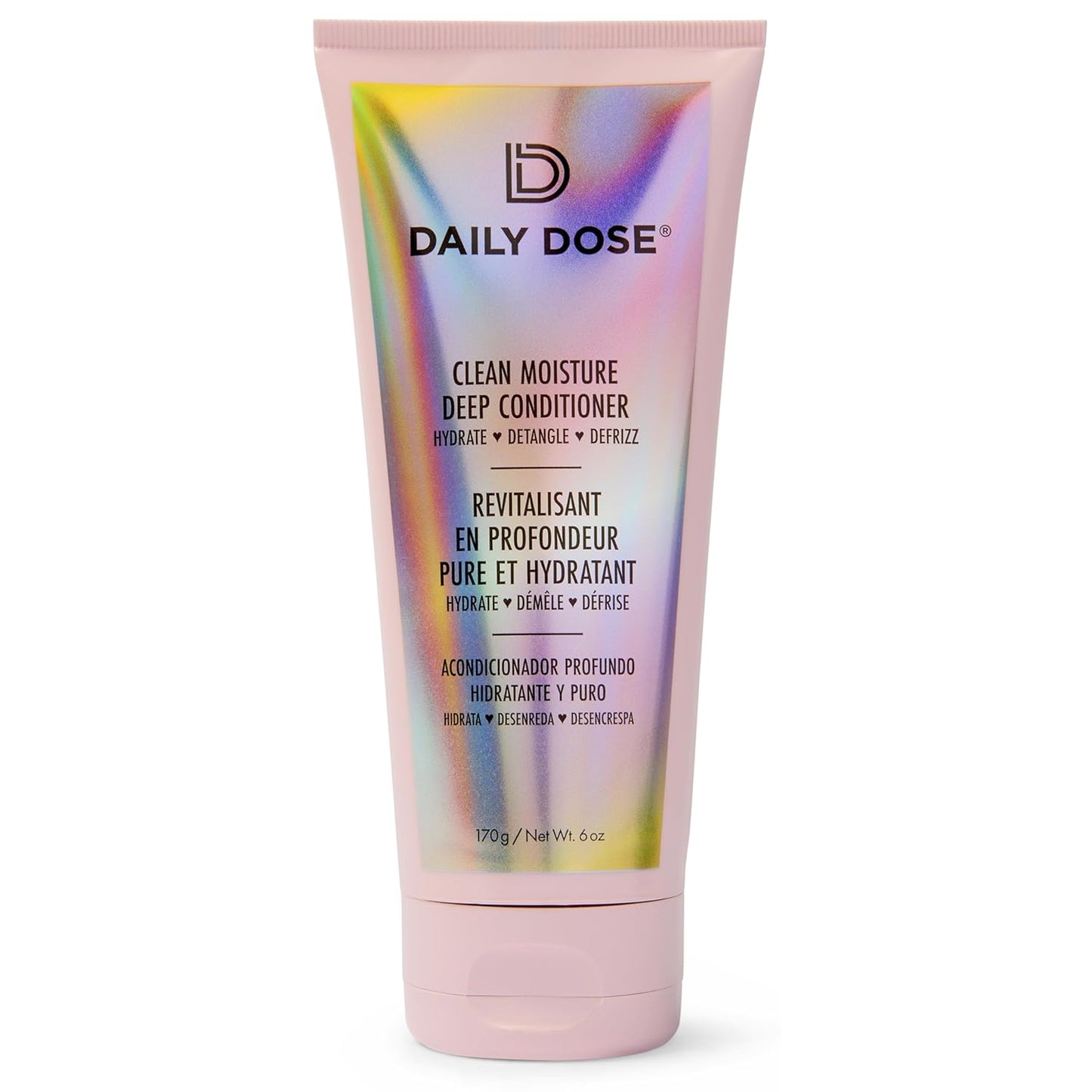 Clean Moisture Leave-In Conditioner Spray - Award-Winning Detangler for Dry, Damaged & Frizzy Hair | Vegan & Sulfate-Free