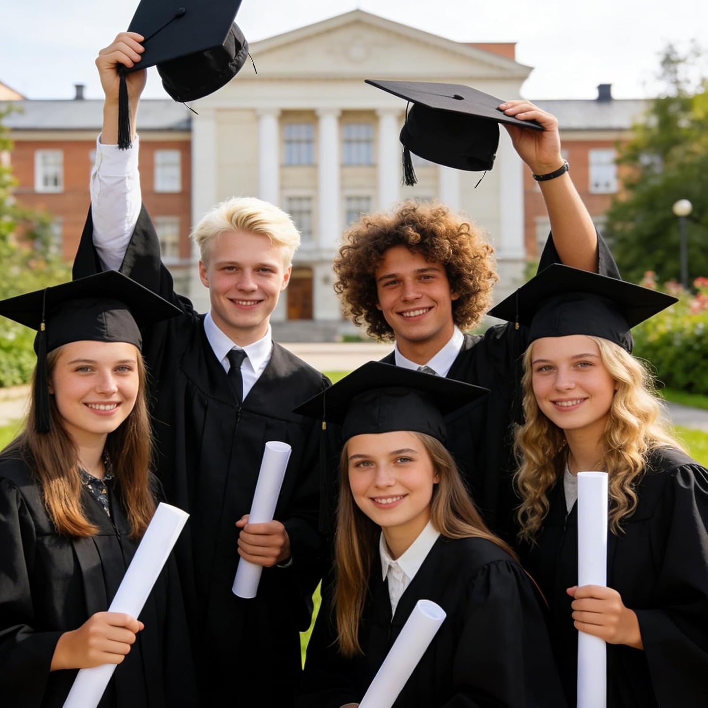 Graduation Cap Headband - Secure Hairstyle, Anti-Fall Design for Graduates | Perfect for Students
