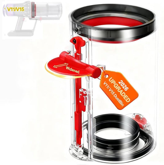 2026 Upgraded Dust Bin Compatible with Dyson V11 V15 SV14 SV15 SV22 Vacuum Cleaner Canister, Vacuum Bin Replacement for Part no. 970050-01,Part no. 965443-01