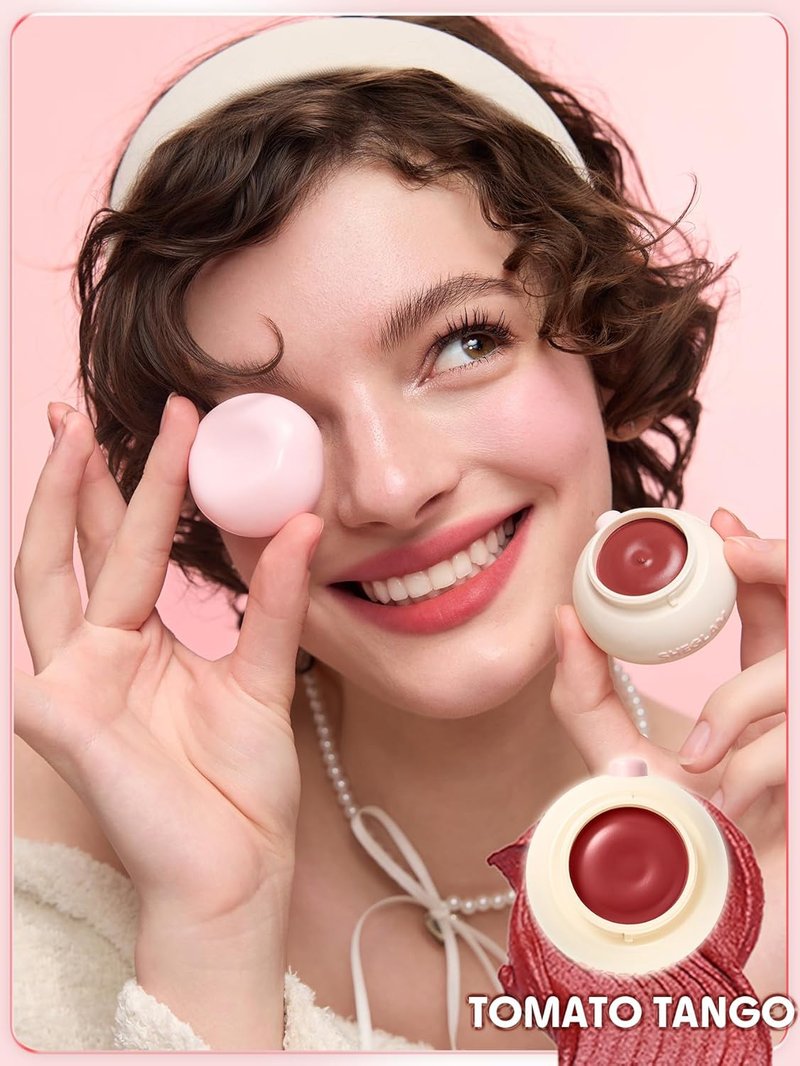 Bounce Putty Pocket Lip Pot - Velvet Matte Lip Gloss | High Pigment Tomato Tango Color with Brush