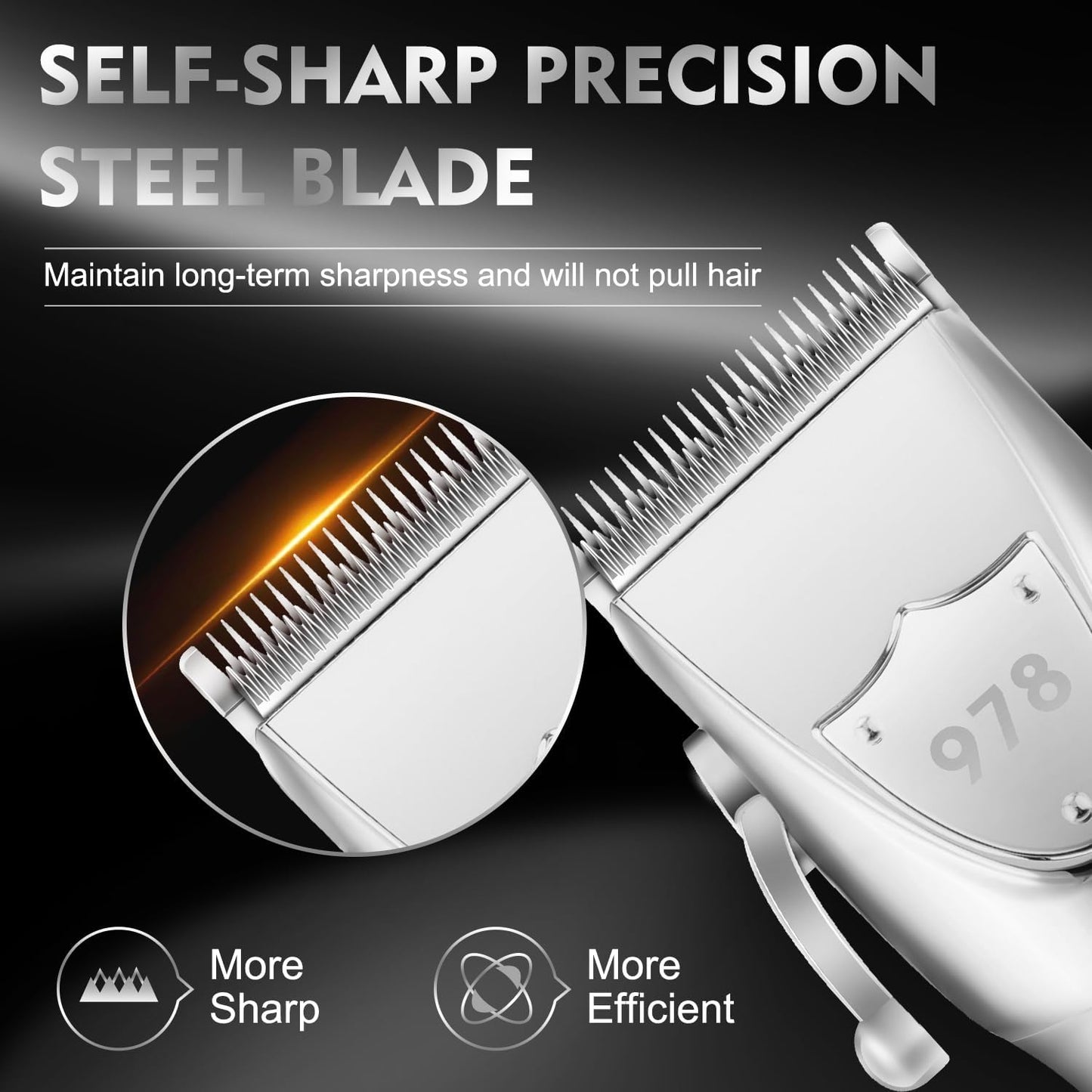 Professional Hair Clippers Set for Men - Electric Foil Shavers & Barber Kit with Travel Case | Grooming Essentials