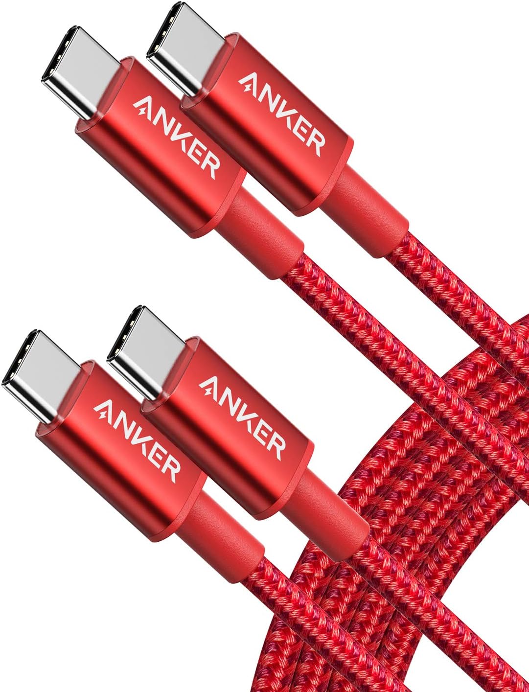 Anker USB C to USB C Fast Charging Cable - 60W Power Delivery | 6 FT, 2-Pack, Compatible with iPhone 17, iPad Mini 6, and More (Black)