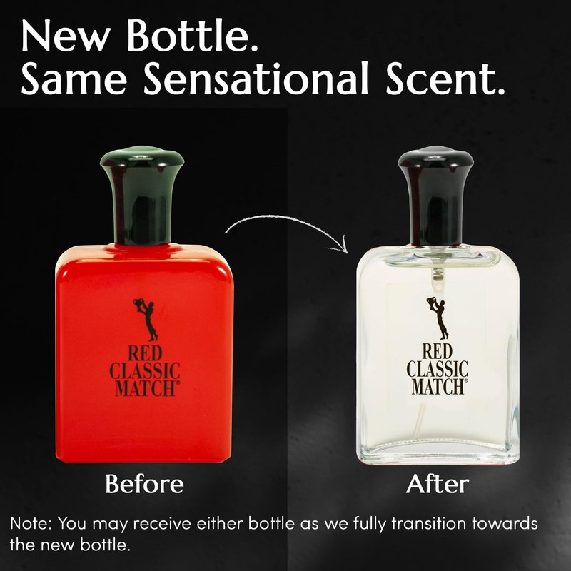 PB ParfumsBelcam Red Classic Match Eau de Toilette - Spicy Woody Amber Fragrance for Men, Long-Lasting Masculine Scent, Affordable Cologne Alternative, Signature Fragrance - 2.54 Fl Oz