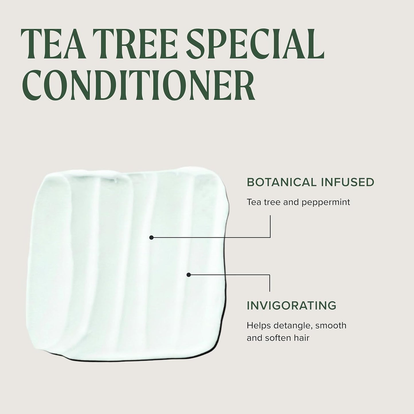 Tea Tree Conditioner - Detangles, Smooths & Softens All Hair Types | Nourishing Formula