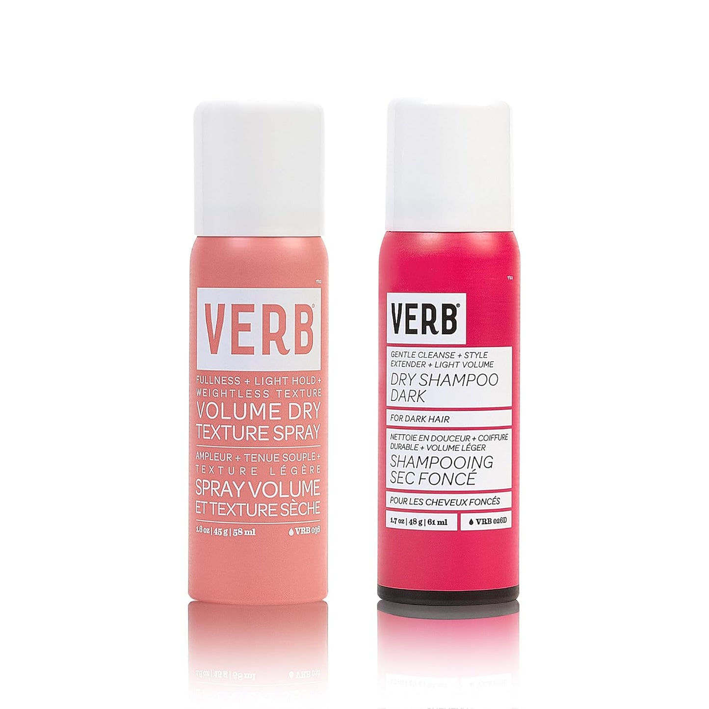 VERB Dry Shampoo for Dark Hair - Refreshing Oil Absorber & Style Extender | Vegan, Paraben-Free