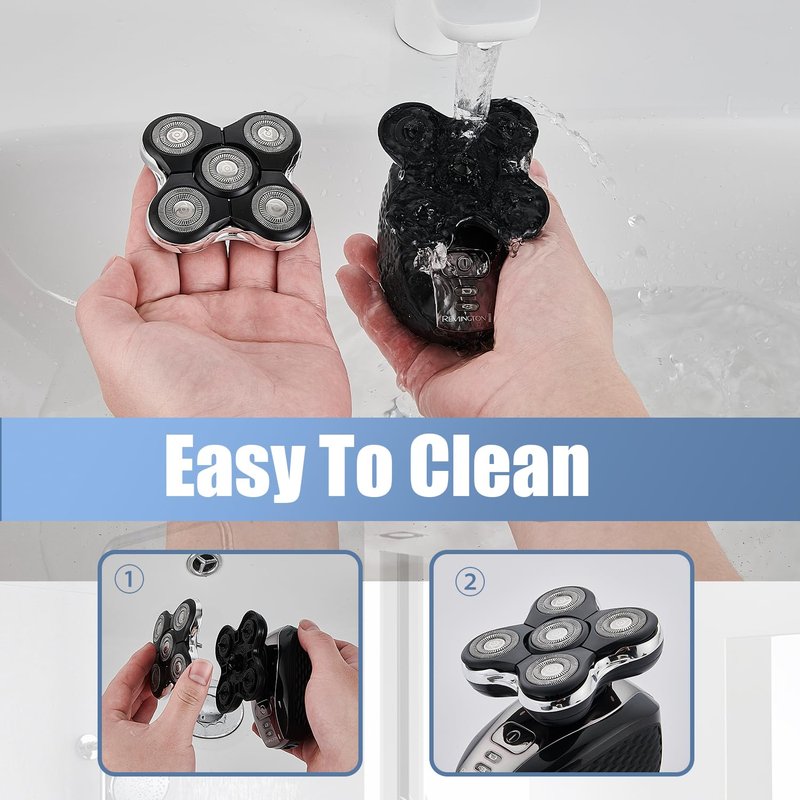 Balder Pro Shaver Peplacement Heads for Remington Balder Pro Head Shaver Model XR7000/XR1500/XR1501 Electric Shaving for Bald Men (Heads/1pc)