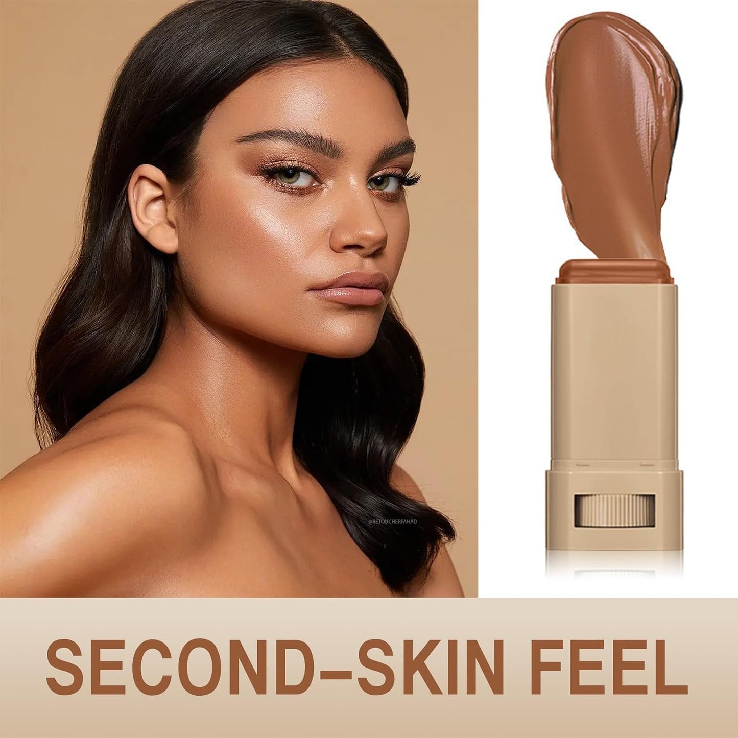 Beauty Balm Serum - Hydrating Tinted Concealer Stick for Women | Lightweight Moisturizer & Contour Foundation (#3)