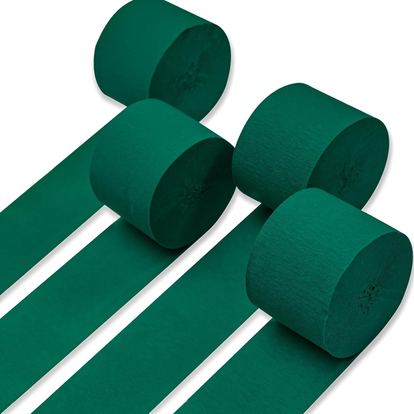Gold Crepe Paper Streamers - 4 Pack of 328ft | Perfect for Wedding, Birthday, Baby Shower, and Graduation Party Decorations