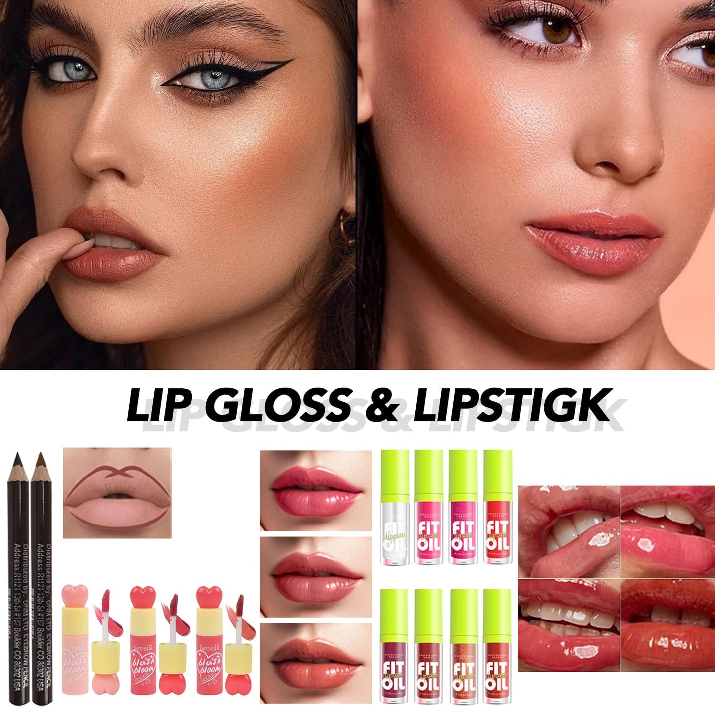 Full Makeup Kit for Women - All-in-One Makeup Set with Eyeshadow, Foundation, Lipsticks & More | Perfect Gift for Beginners & Teens