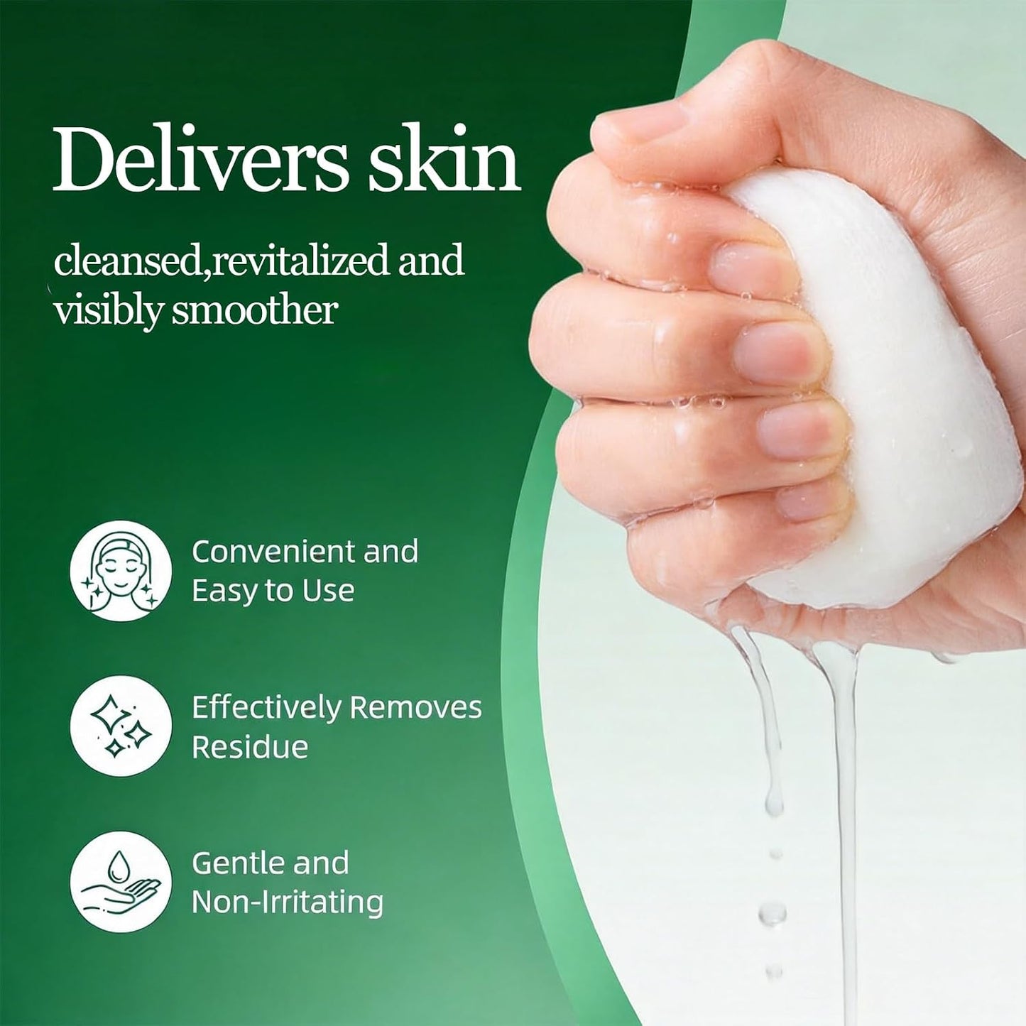 Toner Pads - 70 Count Centella Asiatica & Collagen Infused for Even Skin Tone | Hydrating & Repairing Dark Spots